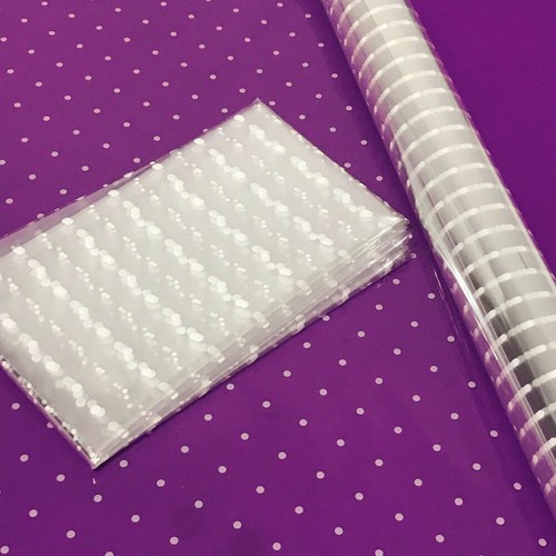 White dot cellophane - dot, gift