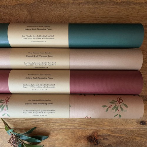Christmas wrapping paper - christmas, kraft