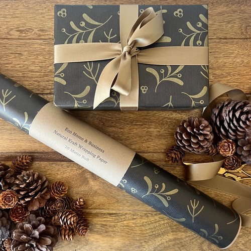 Christmas wrapping paper - wrapping, kraft