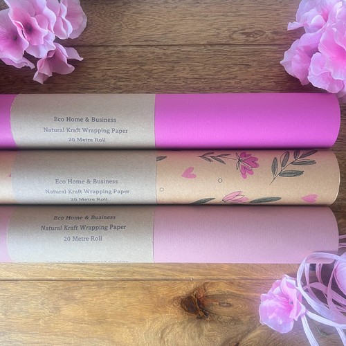 Birthday wrapping paper pink - wrapping,