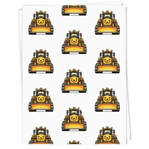 Cute yellow bulldozer - bulldozer', gift