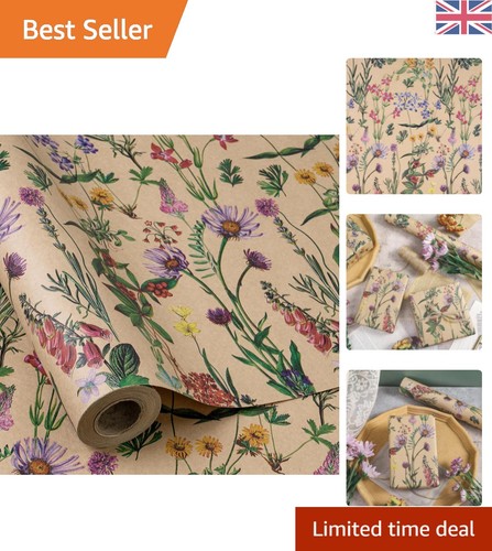 Beautiful wild flower kraft - beautiful,