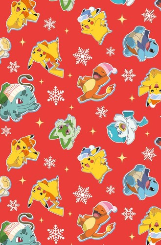 Pokémon christmas wrapping - pokémon,