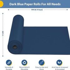 Navy Blue Wrapping Paper