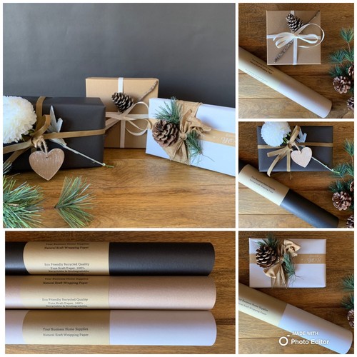 Kraft wrapping paper eco - kraft,