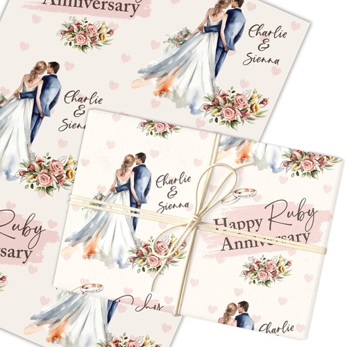 Personalised wrapping paper - wrapping,