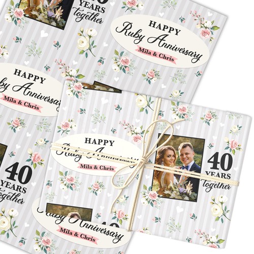 Personalised wrapping paper - personalised,