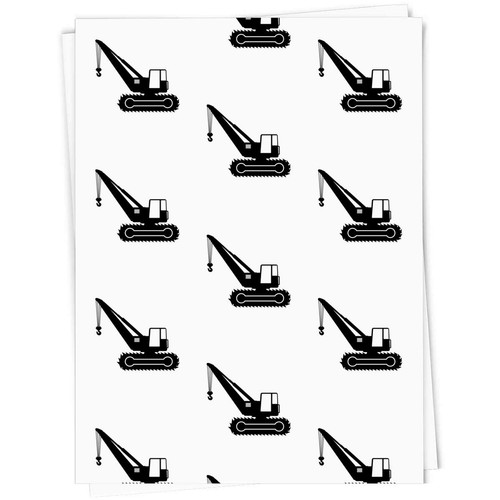 Tracked crane silhouette - 'tracked,