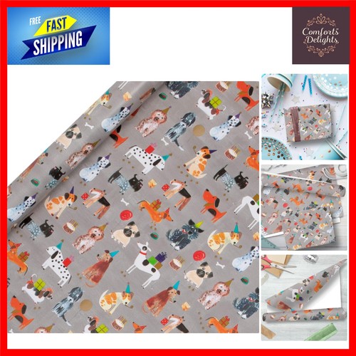 Luxury grey dogs wrapping - grey,