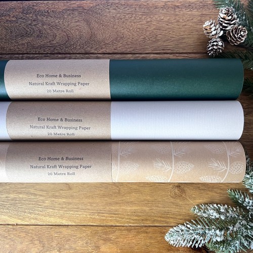 Kraft christmas wrapping - christmas,