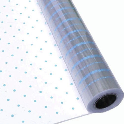 Blue dot clear cellophane - dot,