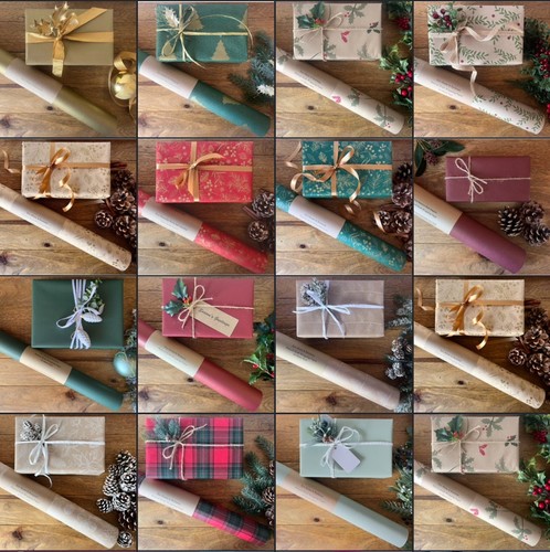 Birthday wrapping paper kraft - wrapping,