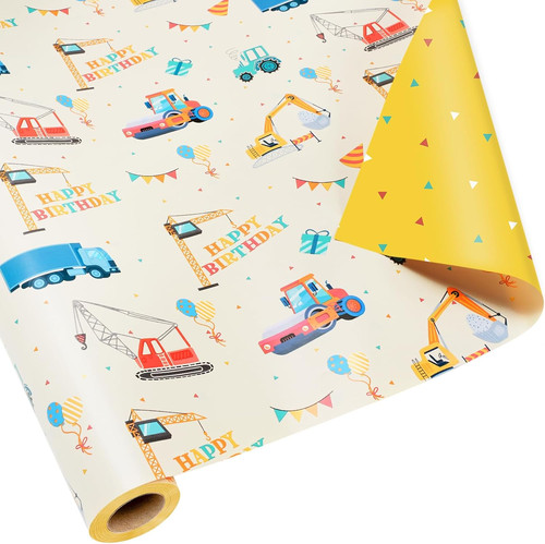 Construction wrapping paper - wrapping,