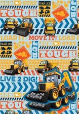 JCB Digger wrapping paper -