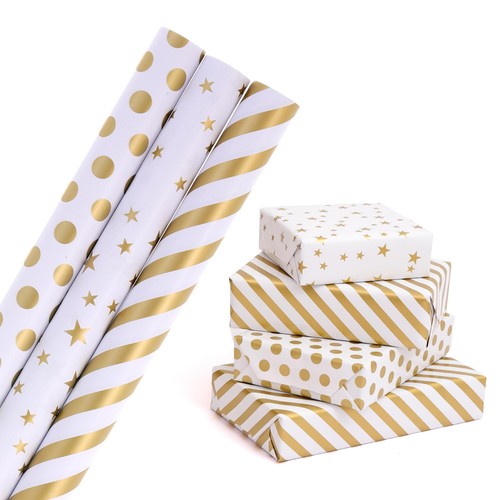 Wrapping paper roll rolls - 3,