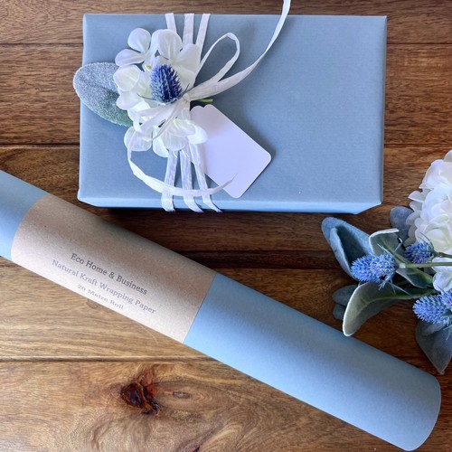 Kraft gift wrapping paper eco - kraft,