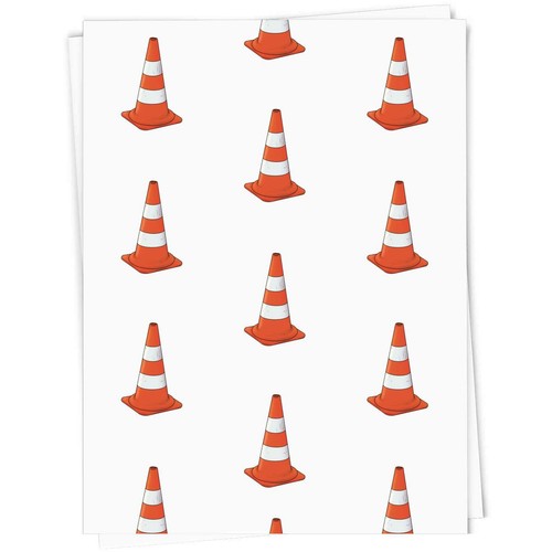 Traffic cone gift wrap - gift, /