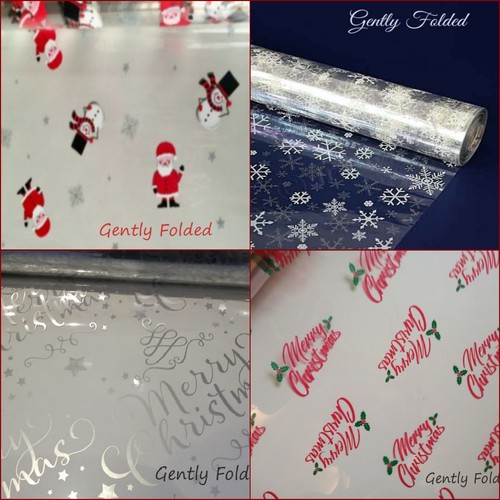 Cellophane gift wrap - wrap, christmas
