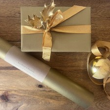 Gold Wrapping Paper Christmas