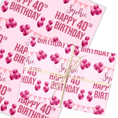 Personalised wrapping paper - personalised,