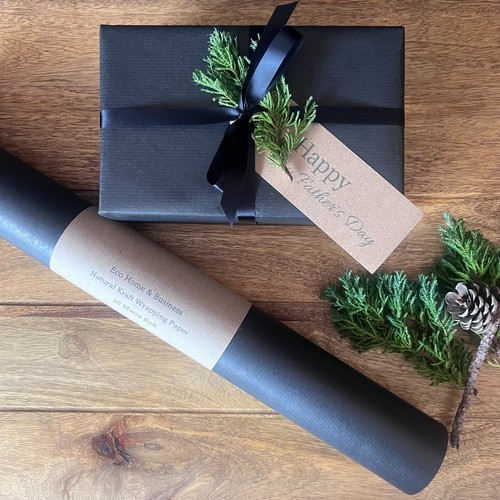 Wrapping paper kraft black - wrapping,