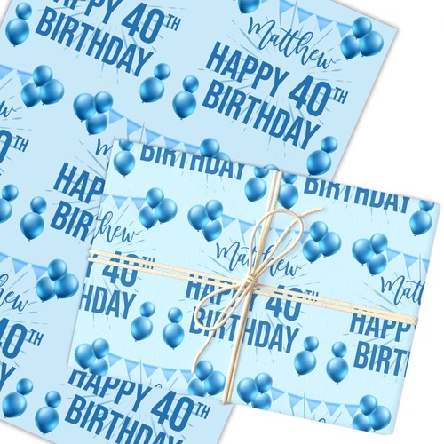 Personalised wrapping paper - personalised,