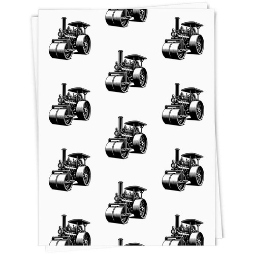 Vintage steam roller - steam, gift